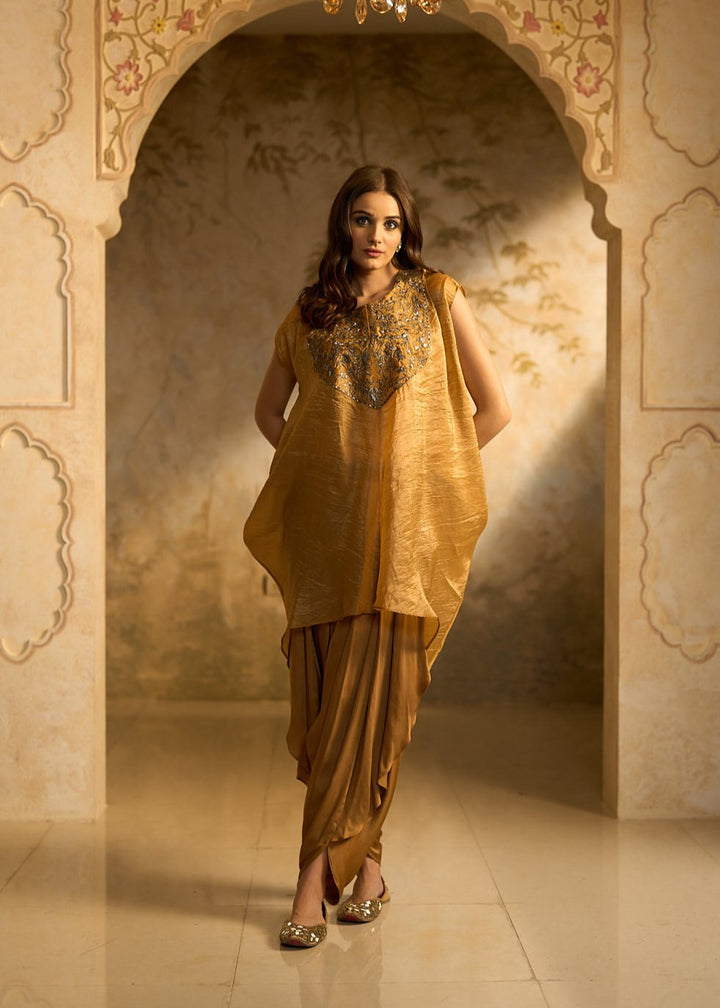 Aadhvita Tunic with Dhoti Set