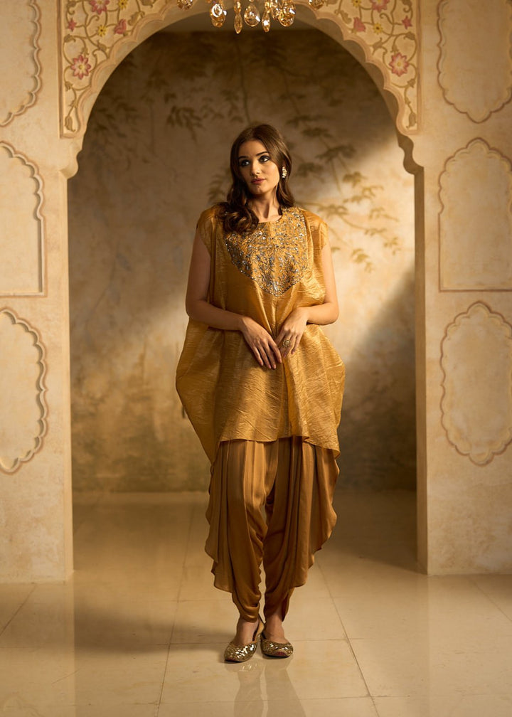 Aadhvita Tunic with Dhoti Set